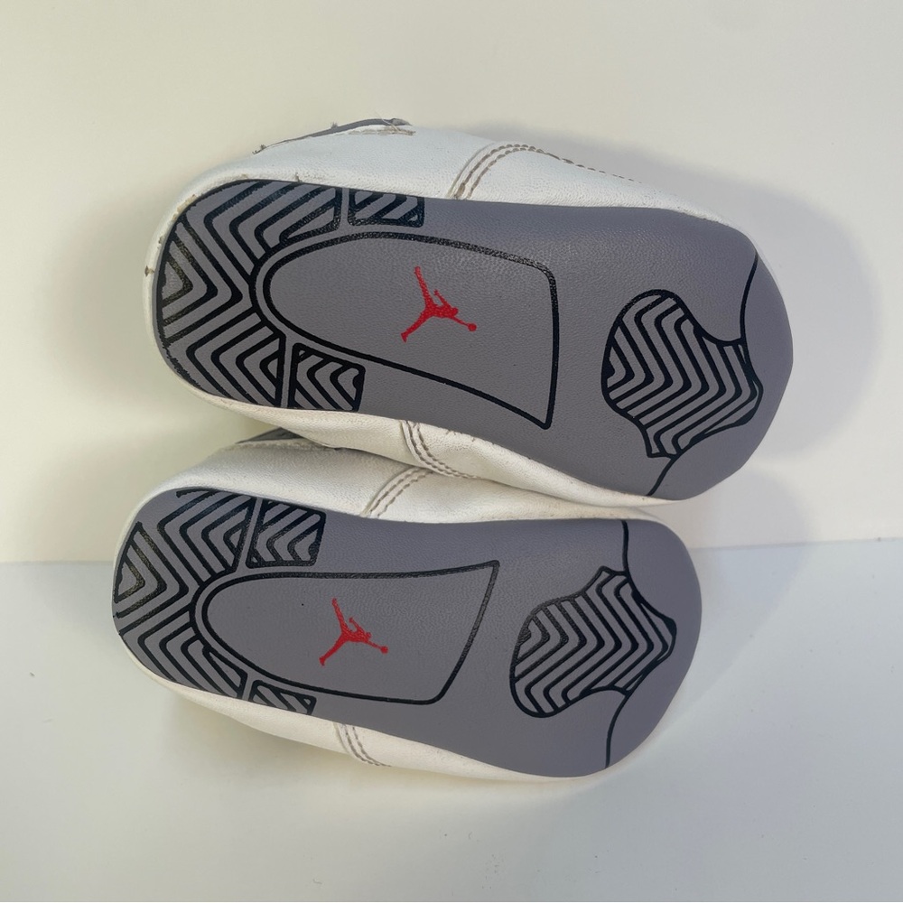 Air Jordan Retro IV 4 White Cement 2012 487219-103 Toddler 3C Crib No Box - Picture 5 of 7